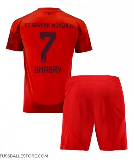 Günstige Bayern Munich Serge Gnabry #7 Heimtrikotsatz Kinder 2024-25 Kurzarm (+ Kurze Hosen)
